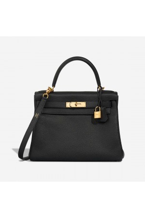 Kelly 28 Togo Black